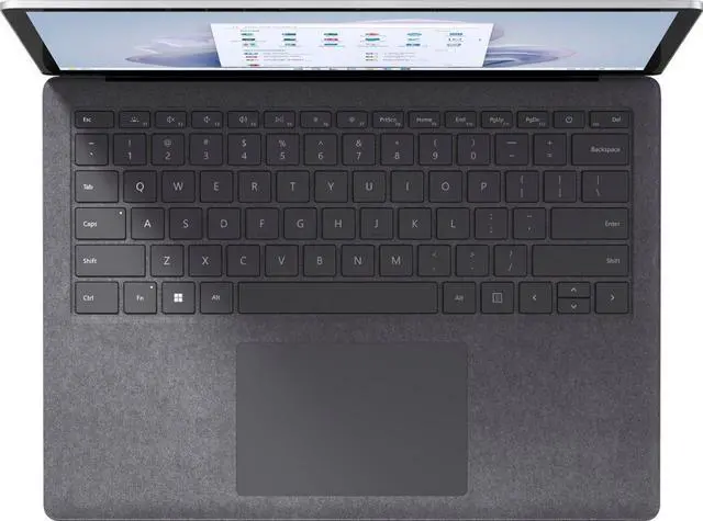 Alt view image 3 of 10 - Microsoft Surface Laptop 5 13.5" Touchscreen Notebook - 2256 x 1504 - Intel Core i5 12th Gen i5-1245U - Intel Evo Platform - 16 GB RAM - 256 GB SSD - Platinum - TAA Compliant - Intel Chip - Win 10 Pro