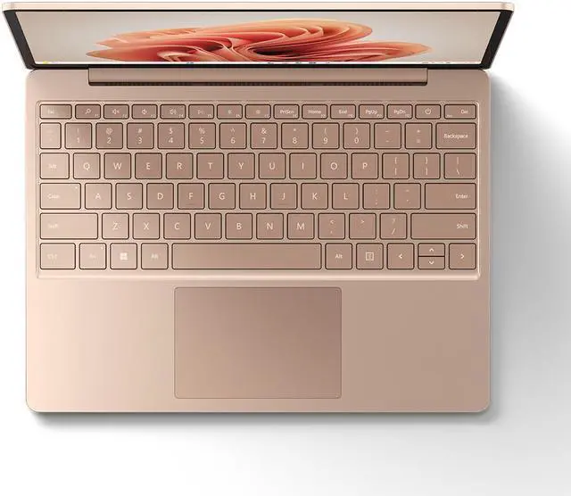 Alt view image 2 of 10 - Microsoft - Surface Laptop Go 3 12.4" Touch-Screen - Intel Core i5 with 8GB Memory - 256GB SSD (Latest Model) - Sandstone