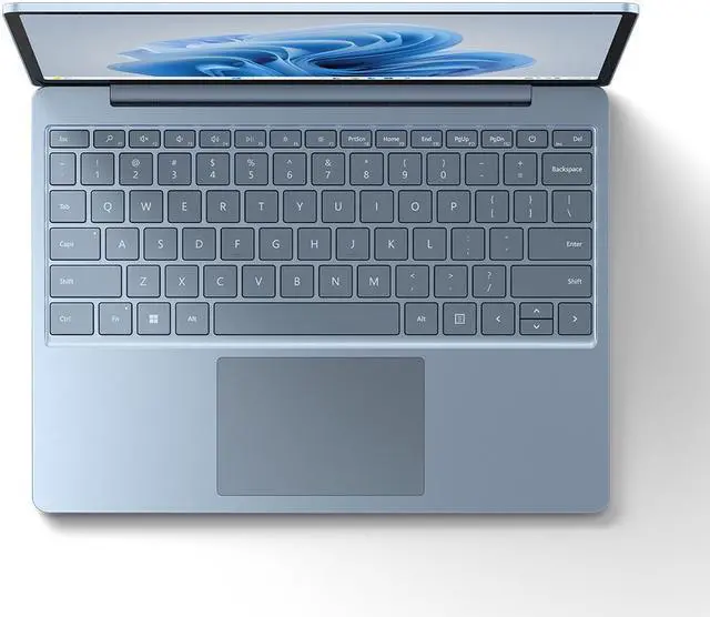 Alt view image 2 of 10 - Microsoft - Surface Laptop Go 3 12.4" Touch-Screen - Intel Core i5 with 8GB Memory - 256GB SSD (Latest Model) - Ice Blue