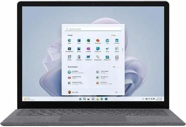 Alt view image 2 of 6 - Microsoft Surface Laptop 5 Notebook -  13.5" PixelSense Display - Intel Core i5 12th Gen i5-1235U - 8 GB Total RAM - 256 GB SSD - Windows 11 - Intel Iris Xe Graphics - Platinum  R1A-00001
