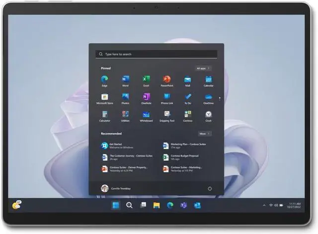 Main image of Microsoft Surface Pro 9 2-in-1 Laptop Intel Core i5-1235U 3.30 GHz 16 GB RAM 256 GB SSD 13.0" Touchscreen Windows 11 Home 64-bit UCI-00001 Black (Keyboard Not Included)