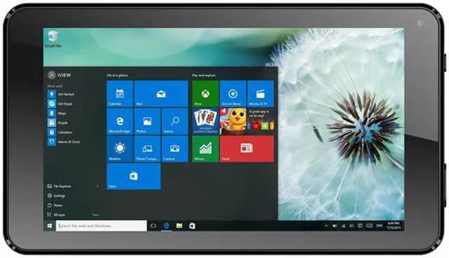 Alt view image 4 of 8 - iView SupraPad i700QW 1 GB DDR3 Memory 16GB eMMC 7.0" 1024 x 600 Tablet Windows 10 Home Black