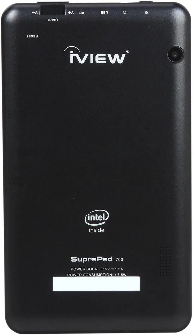 Alt view image 4 of 10 - iView SupraPad i700 Tablet - Intel Dual Core 2 GB RAM / 16GB Flash Memory  7.0" Touchscreen Android 4.4 (KitKat) with Case, Google Certified - GMS