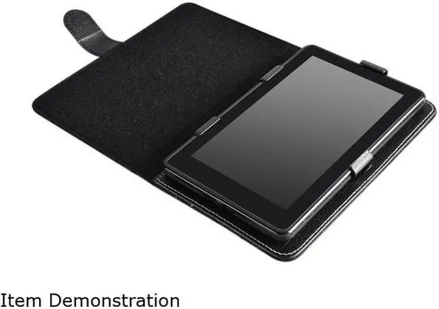 Alt view image 4 of 4 - Insten 1901818 Folio Stand Leather Case for 7-inch tablet, Black - OEM