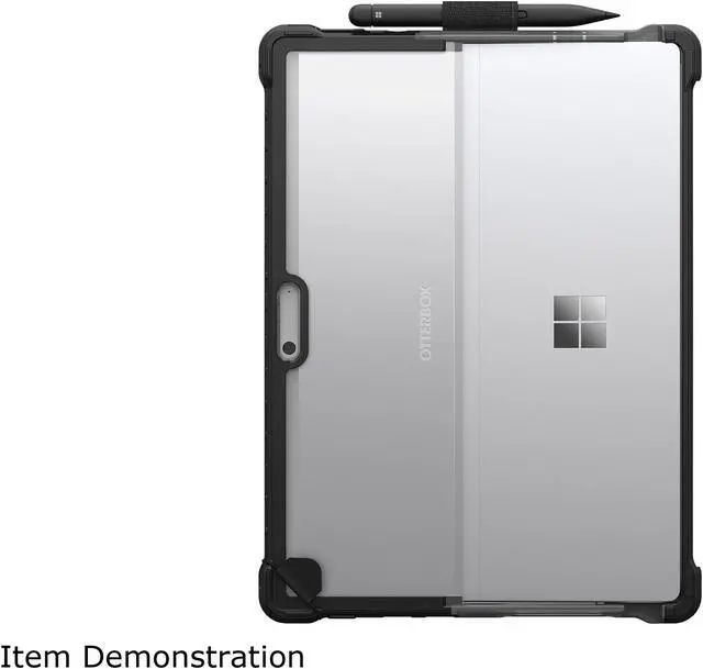 Alt view image 3 of 3 - OtterBox Black Crystal (Clear/Black) Symmetry Series Studio Microsoft Surface Pro 8 Case Model 77-84993