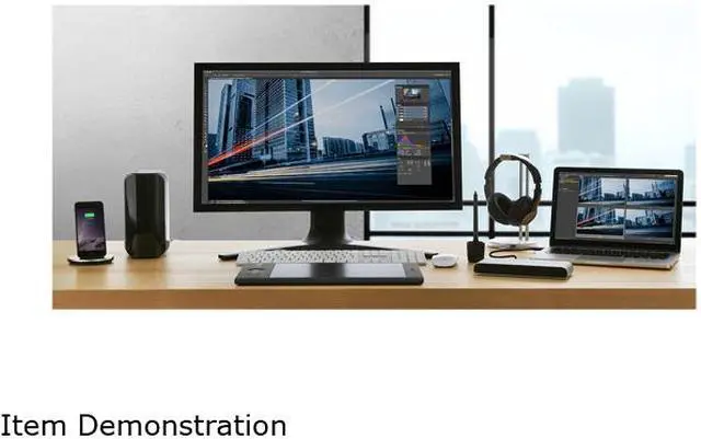 Alt view image 7 of 9 - Elgato Thunderbolt 2 Dock with Thunderbolt Cable, 4K and Dual Display Support