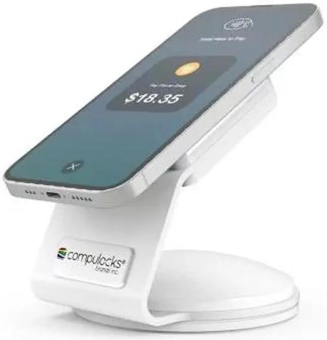 Main image of Compulocks Universal EMV - Smartphone Security Stand White