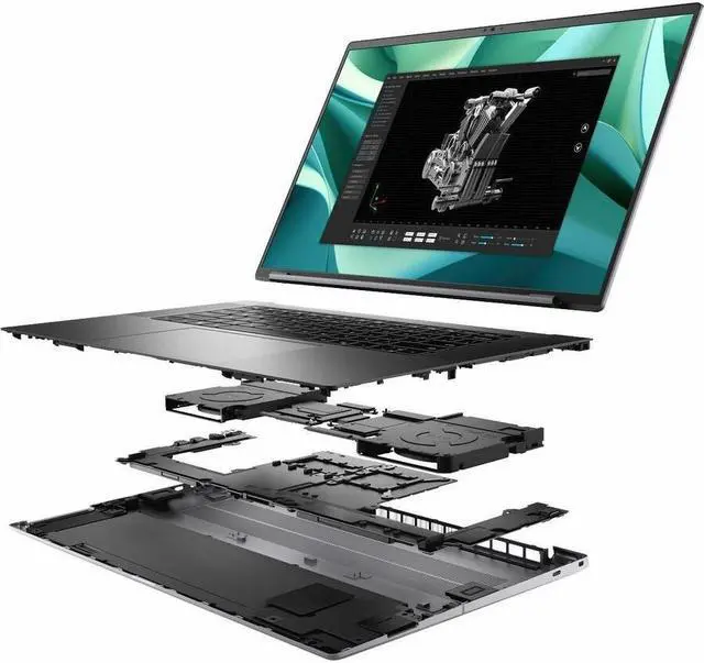 Alt view image 9 of 9 - Dell Precision 5000 5690 16" Mobile Workstation - Intel Core - 32 GB - 1 TB SSD - Anodized Titan Gray - Windows 11 Pro - Intel Evo Platform - Front Camera/Webcam PRM5690728PF