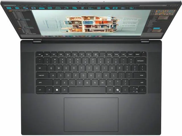 Alt view image 4 of 10 - Dell Precision 5000 5690 16" Mobile Workstation - Intel Core Ultra 7 165H - - 32 GB - 512 GB SSD - Anodized Titan Gray - Windows 11 Pro - Front Camera/Webcam   Y2Y4P