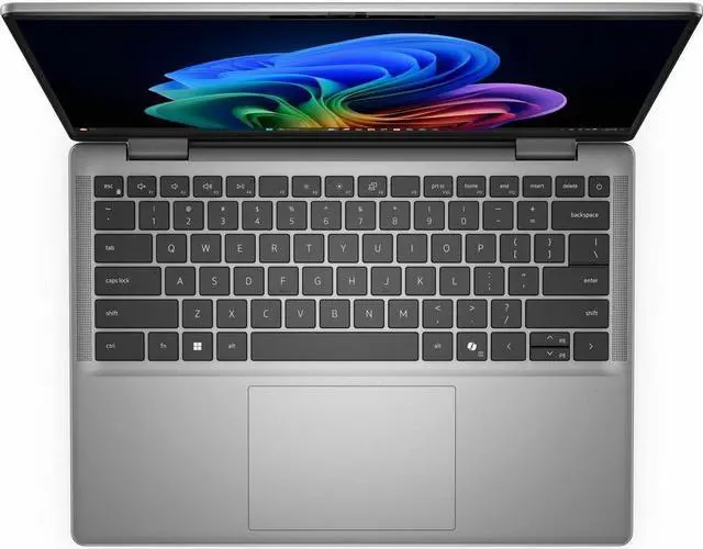 Alt view image 2 of 6 - Dell Latitude 7000 7455 14" Touchscreen Copilot+ PC Notebook - QHD+ - Qualcomm Snapdragon X Elite X1E-80-100 - 16 GB - 512 GB SSD - Aluminum Titan Gray - Windows 11 Pro - English (US) Keyboard YFK76