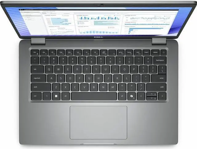 Alt view image 2 of 7 - Dell Precision 3000 3490 14" Mobile Workstation - Full HD - Intel Core Ultra 5 125H  - 16 GB - 256 GB SSD - Gray - Windows 11 Pro - Front Camera/Webcam   83CY2