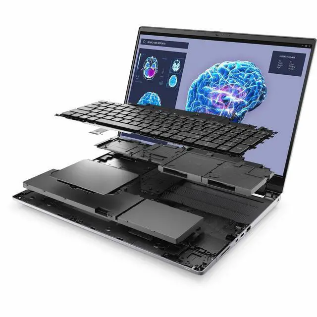 Alt view image 4 of 7 - Dell Precision 7000 7680 16" Mobile Workstation - Full HD Plus - Intel Core i7 13th Gen i7-13850HX - 32 GB - 512 GB SSD - Windows 11 Pro - English (US) Keyboard - Front Camera/Webcam C3NR9