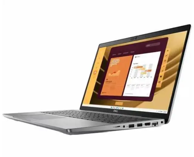 Alt view image 3 of 6 - Dell Latitude 5000 5550 15.6" Notebook - Full HD - Intel Core Ultra 5 125U - 16 GB - 256 GB SSD - Gray - Windows 11 Pro - Front Camera/Webcam 04RCP