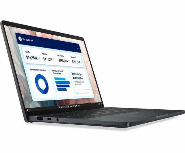 Alt view image 5 of 7 - Dell Pro 13 Premium PA13250 13.3" Copilot+ PC Notebook - Full HD Plus - Intel Core Ultra 5 236V - 16 GB - 512 GB SSD - Magnetite - Windows 11 Pro - Intel Arc Graphics - Webcam - IEEE 802.11be   WV2W3