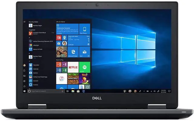 Main image of DELL Laptop Precision Intel Core i5-8300H 32GB Memory 512 GB SSD Intel UHD Graphics 17.3" Non-Touch Screen Windows 11 Pro 64-bit 7730