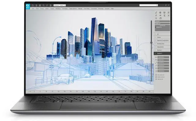 Main image of Dell Precision 5560 Workstation Laptop Intel Core i7-11850H 32GB Memory 512GB SSD NVIDIA T1200 GPU 15.6" FHD+ Windows 11 Pro
