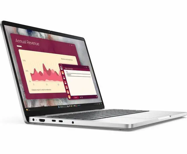 Alt view image 6 of 7 - Dell Pro 14 PC14250 14" Notebook - Full HD Plus - Intel Core Ultra 5 235U - vPro Technology - 16GB - 256GB SSD - Windows 11 Pro - Webcam - 10.30 Hours Battery - IEEE 802.11ax Wireless LAN R2RJH