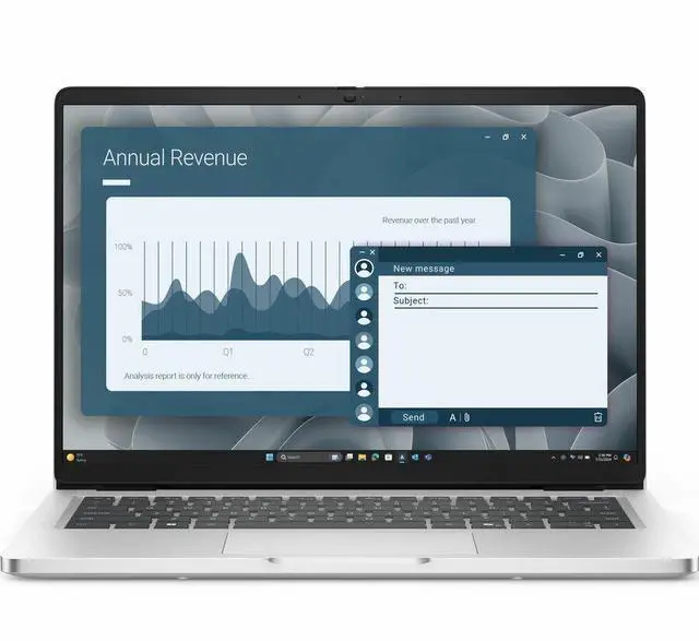 Main image of Dell Pro 14 PC14255 14" Notebook - Full HD Plus - AMD Ryzen 5 220 - 8GB - 256GB SSD - Solid Magnetite - Windows 11 Pro - AMD Radeon 740M Graphics - Webcam - IEEE 802.11ax Wireless LAN Standard  2KWMD