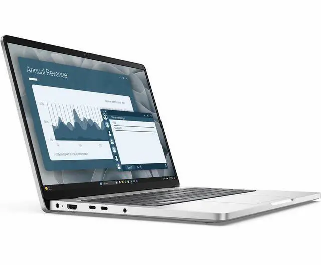 Alt view image 5 of 6 - Dell Pro 14 PC14255 14" Notebook - Full HD Plus - AMD Ryzen 5 220 - 8GB - 256GB SSD - Solid Magnetite - Windows 11 Pro - AMD Radeon 740M Graphics - Webcam - IEEE 802.11ax Wireless LAN Standard  2KWMD