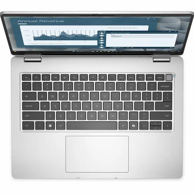 Alt view image 6 of 6 - Dell Pro 14 PC14255 14" Notebook - Full HD Plus - AMD Ryzen 5 220 - 8GB - 256GB SSD - Solid Magnetite - Windows 11 Pro - AMD Radeon 740M Graphics - Webcam - IEEE 802.11ax Wireless LAN Standard  2KWMD
