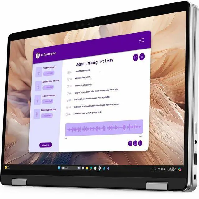 Alt view image 7 of 7 - Dell Pro 14 Plus PB14250 14" Clamshell Copilot+ PC Notebook - Intel Core Ultra 5 235U - 16 GB - 256 GB SSD - Windows 11 Pro - Intel Arc Graphics - Webcam - IEEE 802.11ax Wireless LAN Standard  RFCTT