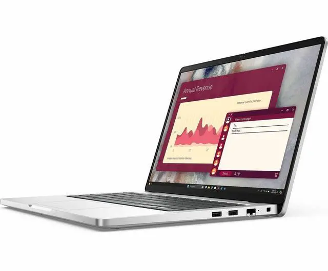 Alt view image 3 of 6 - Dell Pro 14 PC14250 14" Notebook - Intel Core Ultra 7 255U - 16 GB - 512 GB SSD - Windows 11 Pro - Webcam - 10.30 Hours Battery - IEEE 802.11ax Wireless LAN Standard 1K04G