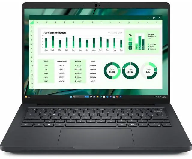 Main image of Dell Pro Max MC14250 14" Copilot+ PC Notebook - Intel Core Ultra 7 265H - 32 GB - 512 GB SSD - Windows 11 Pro - Intel Arc Pro 140T GPU - Webcam - IEEE 802.11be Wireless LAN Standard  GTM9H