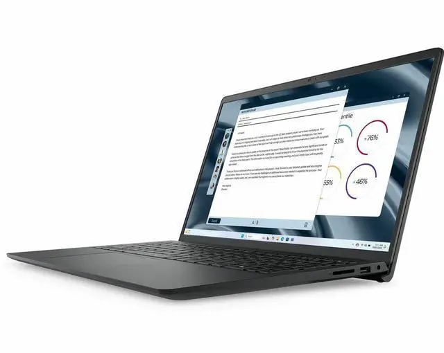 Alt view image 5 of 6 - Dell Pro 15 Essential PV15255 15.6" Notebook - AMD Ryzen 3 7320U - 8 GB - 512 GB SSD - Windows 11 Pro - AMD Radeon 610M Graphics - Wi-Fi 5 - Carbon Black (0M7JD)