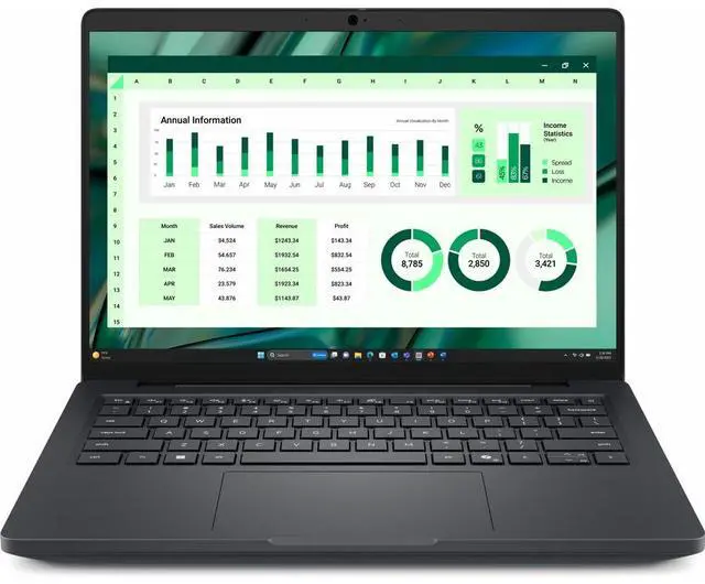 Main image of Dell Pro Max MC14250 14" Copilot+ PC Mobile Workstation - Intel Core Ultra 5 225H - 32 GB - 512 GB SSD - Windows 11 Pro - Intel Arc Pro 140T Graphics - Webcam - Wi-Fi 7 P7C90