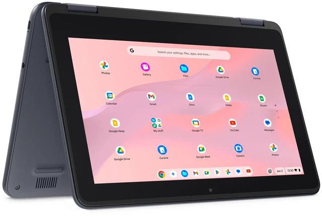 Alt view image 5 of 9 - DELL Chromebooks Intel N150 4 GB Memory 64 GB Flash Memory SSD 11.6" Yes Chrome OS