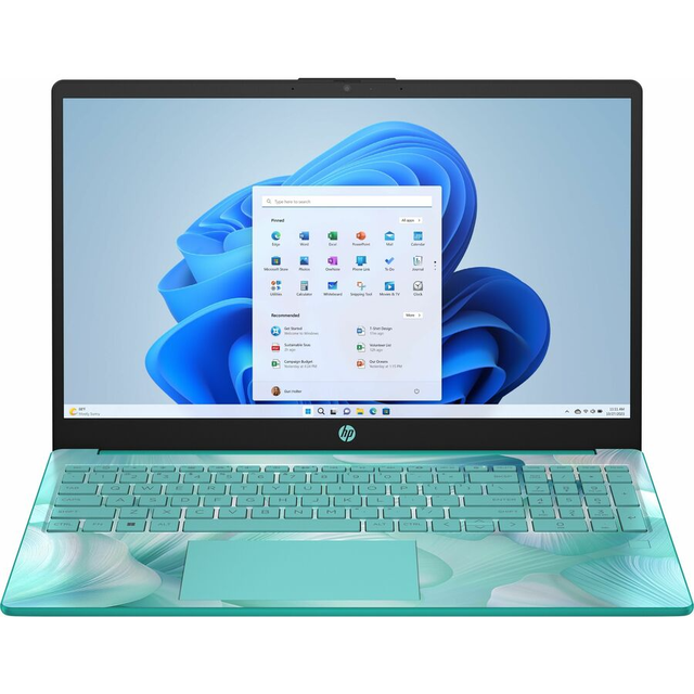 HP 17-cn3145ds Notebook Intel N100 Quad-Core, 17.3" Touchscreen, 4GB RAM, 128GB UFS, Windows 11 S Mode Spring Iridescence