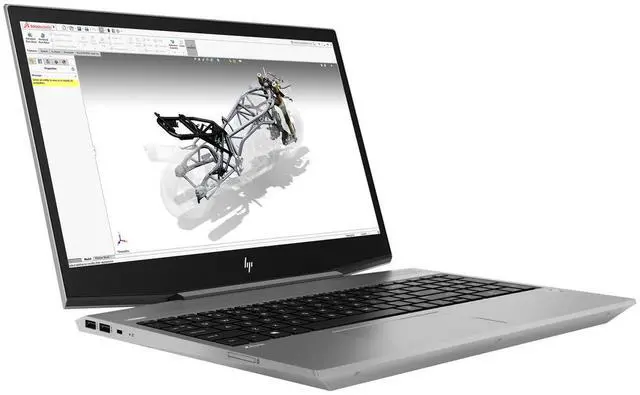Alt view image 2 of 4 - HP ZBook 15V G5 Laptop Core i7-8850H 2.6 GHz 64 GB Memory 1 TB SSD NVIDIA Quadro P600 4GB 15.6" FHD Windows 11 Pro 64-bit