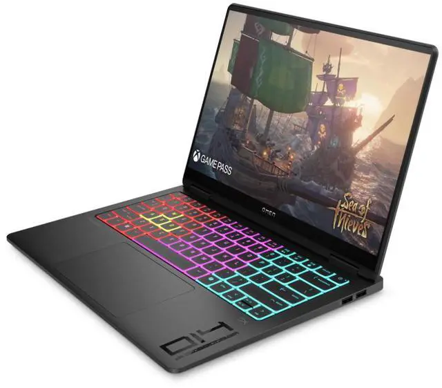 Main image of HP OMEN - 14.0" GeForce RTX 5060 Laptop GPU - Intel Core Ultra 7 255H  - 16GB Memory - 1 TB NVMe SSD - Windows 11 Home - Gaming Laptop - 120 Hz OLED (14-fb1000ca )