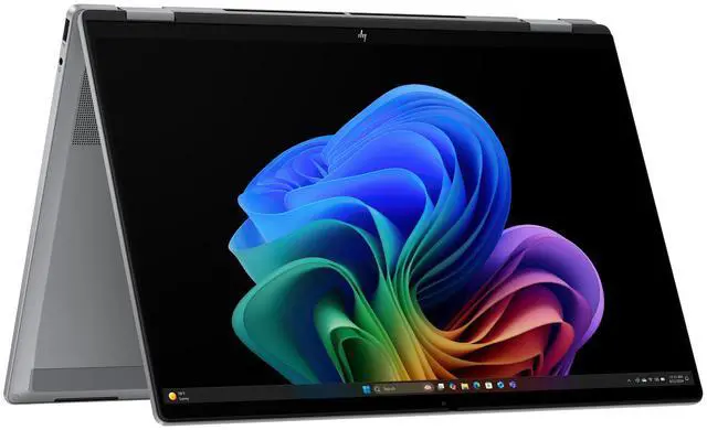 Main image of HP OmniBook X Flip 16-be0003dx 2-in-1 16" Touchscreen Laptop, AMD Ryzen 5 220 8GBG AMD Radeon 740M Graphics 512GB Windows 11 Home Meteor Silver