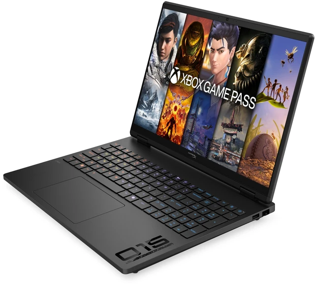Alt view image 2 of 5 - HP HyperX Omen - 15.3" 165 Hz - AMD Ryzen 5 240 - GeForce RTX 5050 Laptop GPU - 8GB DDR5 Memory DDR5 5600 - 512GB NVMe SSD - Windows 11 Home (D61VLUA#ABL )