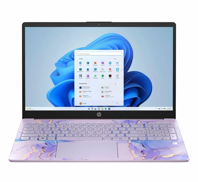 Main image of HP 15-fd0000 15-fd0536nr 15.6" Notebook - Intel N-Series N100 - 4 GB - 128 GB Flash Memory - Winter Lavender - Windows 11 Home - Webcam - Wi-Fi 6 - DM9U2UA#ABA