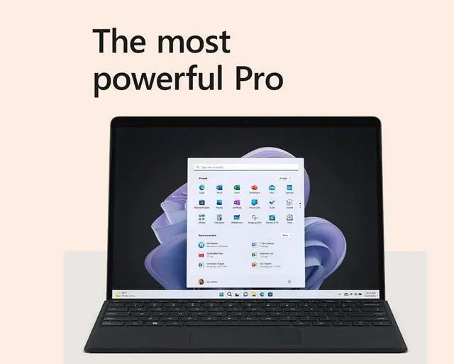 Alt view image 4 of 5 - Microsoft Surface Pro 10 Intel Core Ultra 7 165U 16GB Memory 256 GB SSD Intel Graphics 13.0" Touch Screen 2880 x 1920 Detachable 2-in-1 Laptop Windows 11 Pro 64-bit ZDV-00019