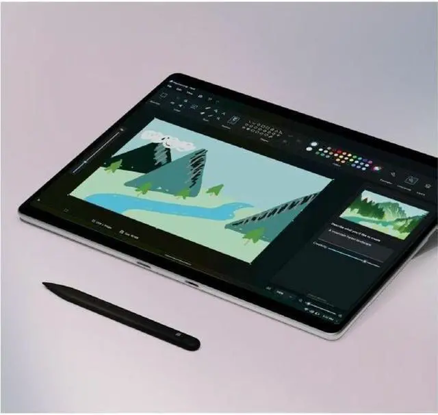 Alt view image 2 of 6 - Microsoft Surface Pro 11 13.0" Qualcomm Snapdragon X Elite - 32GB - 1TB SSD - Gray - Windows 11 Pro - Wi-Fi 7 ZIR-00001