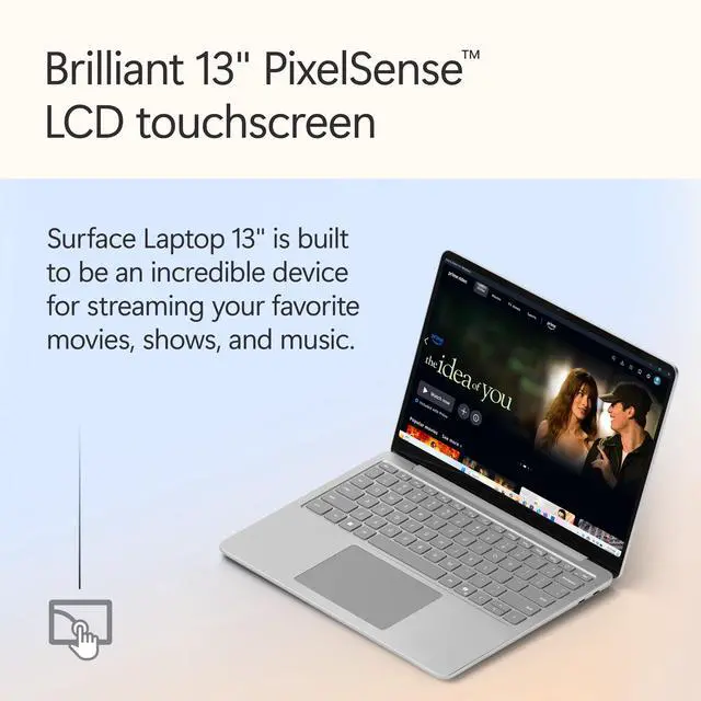 Alt view image 9 of 18 - Microsoft 13" Surface Laptop Copilot+ PC, Snapdragon X Plus 8-Core, 16GB RAM, 256GB UFS, Platinum, Latest Model