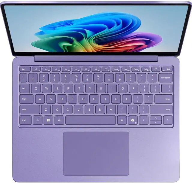 Alt view image 3 of 19 - Microsoft 13" Surface Laptop Copilot+ PC, Snapdragon X Plus 8-Core, 16GB RAM, 512GB UFS, Violet, Latest Model