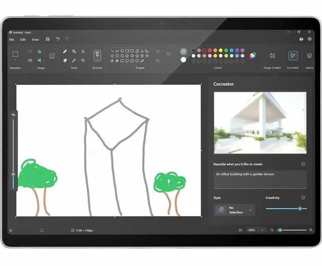 Alt view image 2 of 4 - Microsoft Surface Pro 11 Copilot+ PC Tablet - 13" PixelSense Display - Intel Core Ultra 5 236V (2.10 GHz) - 16 GB - 512 GB SSD - Windows 11 Pro - Arc Graphics 130V - Wireless LAN EP2-20145