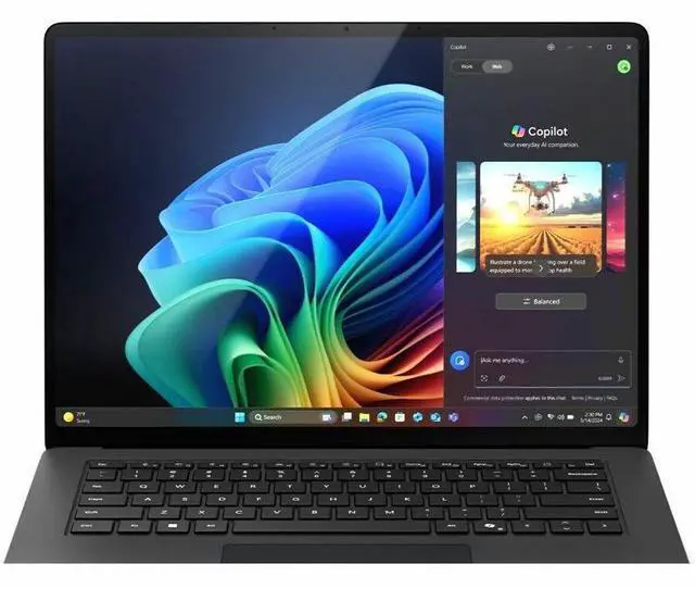 Alt view image 6 of 6 - Microsoft Surface Laptop 7 15" Touchscreen Copilot+ PC Notebook - Intel Core Ultra 7 - 32 GB - 1 TB SSD - Windows 11 - Intel Arc Graphics - Webcam - IEEE 802.11be Wireless EP2-25665