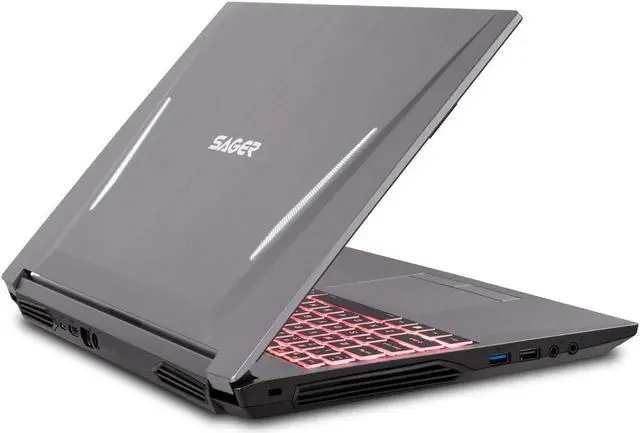 Alt view image 3 of 4 - Sager Gaming Laptop Intel Core i7-10875H 2.3GHz 16GB 500GB NVMe Nvidia RTX 2060 6GB 15.6" FHD Windows 11 Pro 64-bit Webcam NH58DDW Grade B