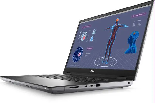 Alt view image 4 of 8 - DELL Mobile Workstation 17" Precision 7780 Intel Core i7 13th Gen 2.10GHz 32GB Memory 1 TB SSD NVIDIA RTX 3500 17.0" Windows 11 Pro Notebook Laptop