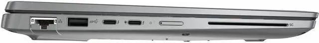 Alt view image 19 of 20 - Dell Precision 3000 3480 14" Mobile Workstation - Full HD - 1920 x 1020 - Intel Core i7 13th Gen i7-1370P Tetradeca-core (14 Core) 1.90 GHz - 16 GB Total RAM - 512 GB SSD - Titan Gray