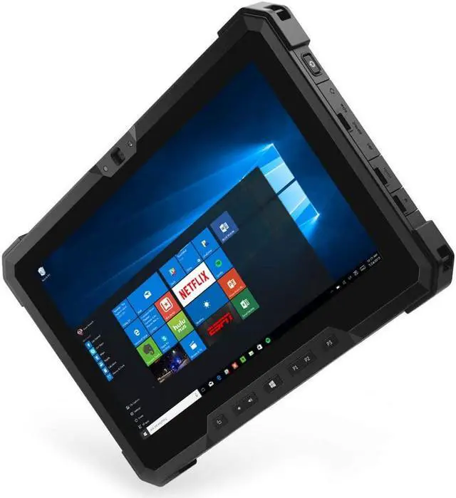 Alt view image 2 of 3 - DELL Grade B Laptop Latitude Intel Core i5-8350U 8GB Memory 256 GB SSD Intel UHD Graphics 620 11.6" Touch Screen Windows 11 Pro 64-bit 12 Rugged 7212