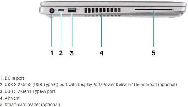 Alt view image 4 of 4 - DELL Latitude 5410 Laptop Intel Core i7-10610U 32GB Memory 512 GB SSD Intel UHD Graphics 14.0" Windows 11 Pro 64-bit