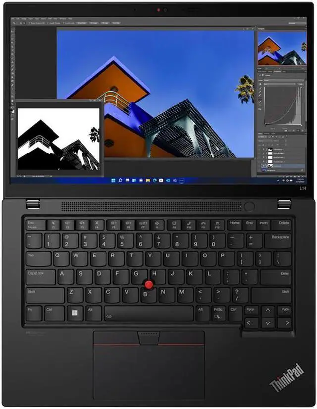 Alt view image 3 of 12 - Lenovo ThinkPad L14 Gen 3 - 14" - Core i7 1255U - 16 GB RAM - 256 GB SSD - English