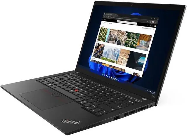 Alt view image 3 of 15 - Lenovo ThinkPad T14s Gen 3 21CQ000HCA 14" Notebook WUXGA - 1920 x 1200 - AMD Ryzen 5 PRO 6650U Hexa-core (6 Core) 2.90 GHz - 16 GB Total RAM - 256 GB SSD - Black - Windows 11 Pro - AMD Radeon Graphics
