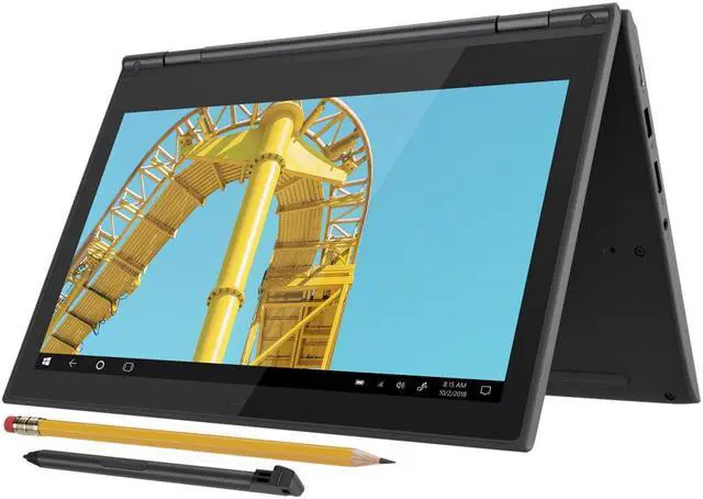 Alt view image 12 of 15 - Lenovo 300e (2nd Gen) 81M9 - Flip design - Intel Celeron N4120 / 1.1 GHz - Win 10 Pro 64-bit (includes Win 11 Pro License) - UHD Graphics 600 - 4 GB RAM - 128 GB SSD NVMe - 11.6" IPS touchscreen